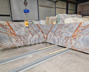 Blue River Marble Slab - 4