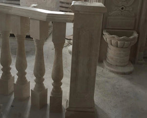 Bianco Ibiza Marble Balustrade - 8