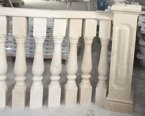 Bianco Ibiza Marble Balustrade - 6