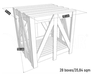 Travertine Mosaic TT-C-52 - 10