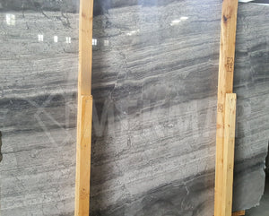 Puffin Grey Vein Cut Marble Slab - 4
