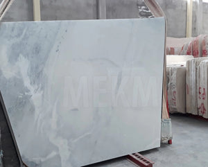 Mende White Marble Slab - 8