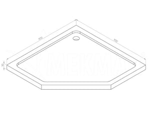 Shower Tray Model 66 - 3