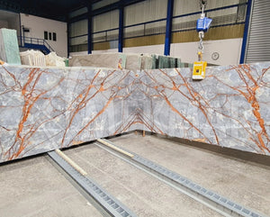 Blue River Marble Slab - 8