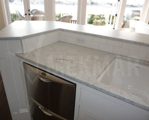 Bianco Ibiza Marble Countertop - 3