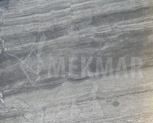 Losa de mármol «Puffin Grey» con vetas - 1