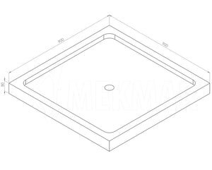 Shower Tray Model 63 - 6