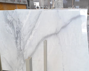 Mende White Marble Slab - 5