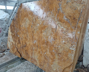 Gold Travertine Slab - 5