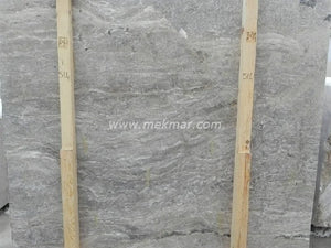 Silver Grey Travertine Slab - 6