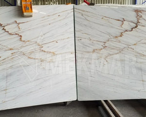 Calacatta Giallo Marble Slab - 9