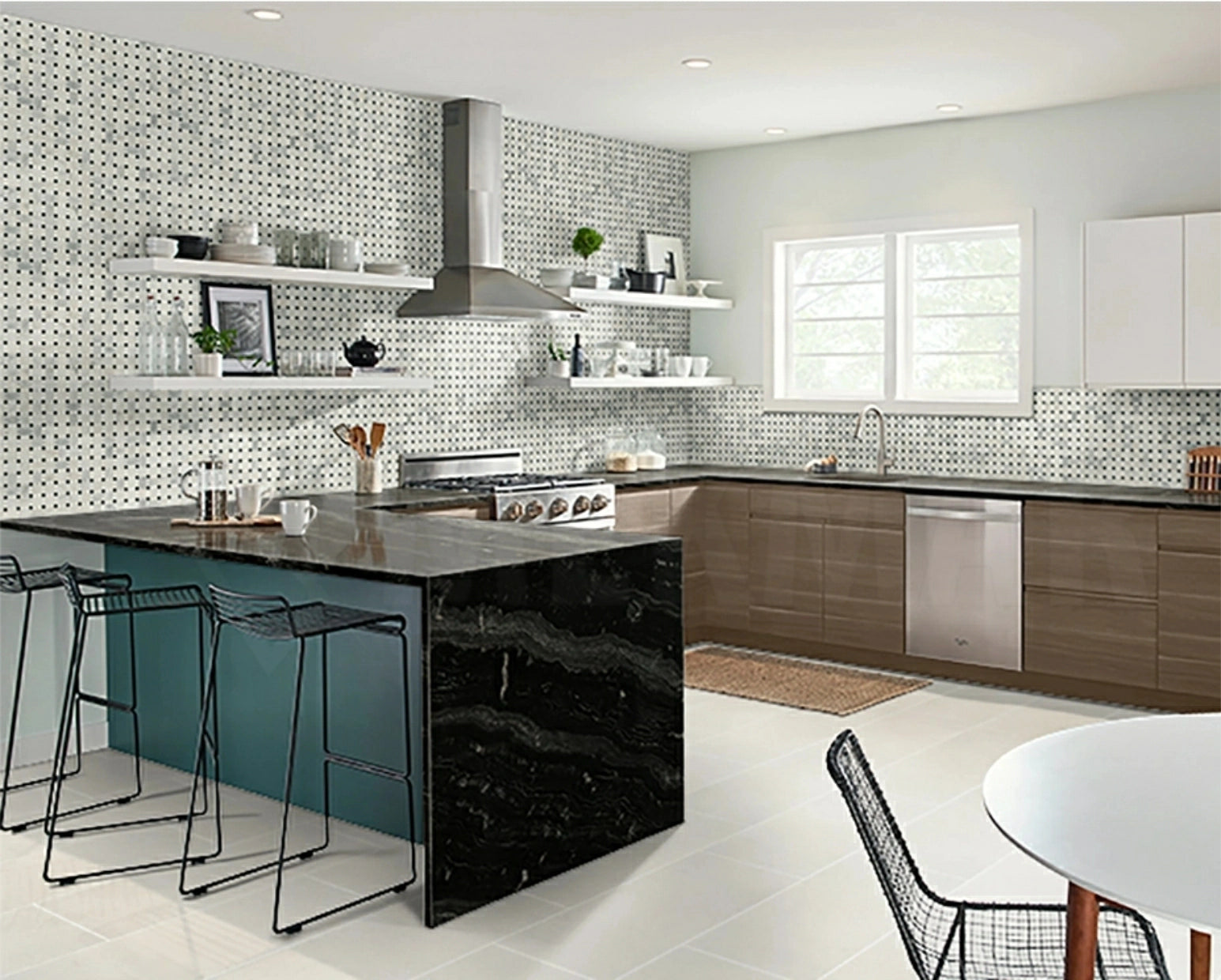 Marble Mosaic MP-WBL-B - 2