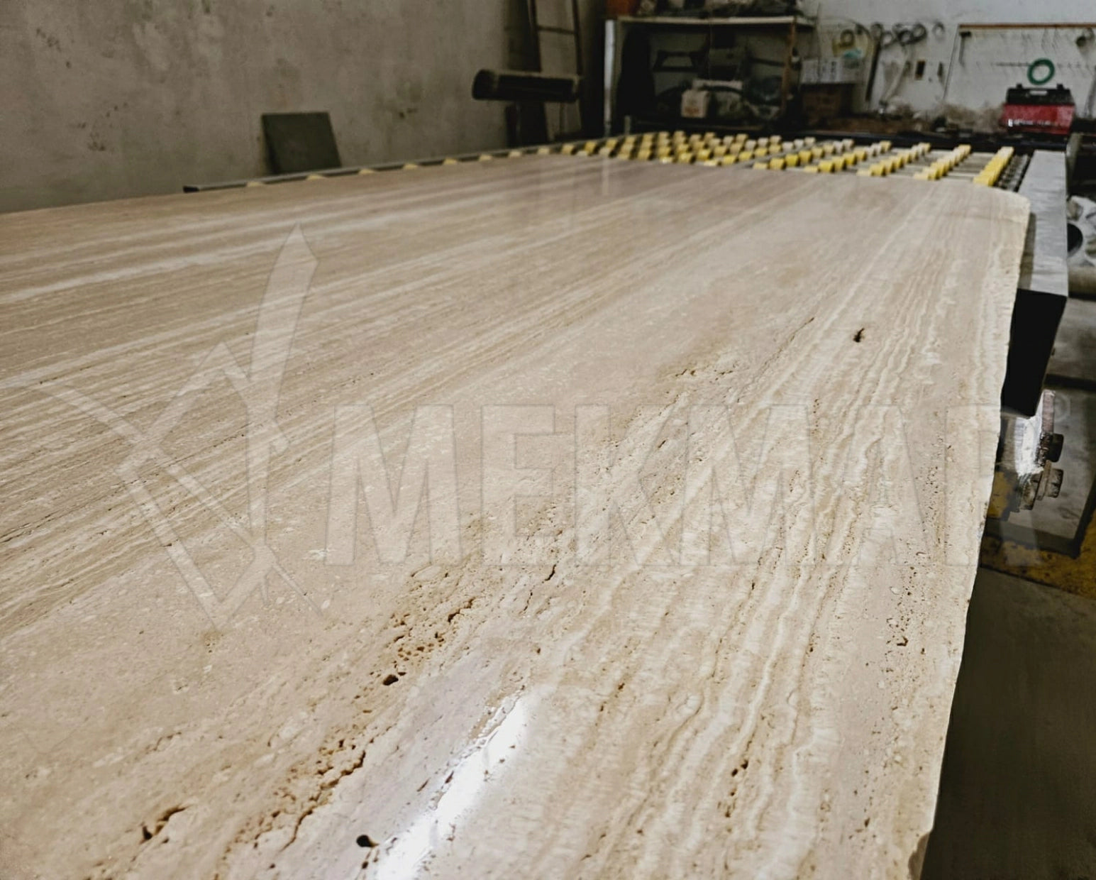 Classic Vein Cut Travertine Slab - 2
