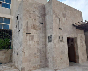 Ensemble de motifs rustiques Scott en travertin - 7