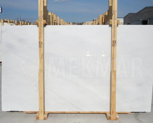 Pasha White Marble Slab - 4