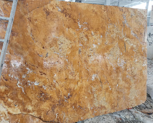 Gold Travertine Slab - 7