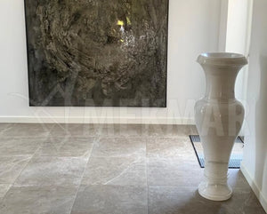 Bianco Ibiza Marble Vase - 2