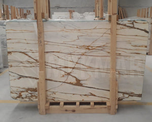Calacatta Giallo Marble Slab - 3