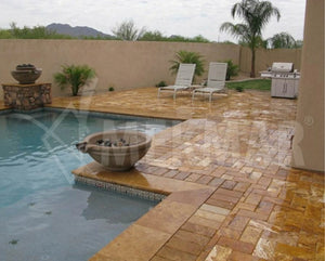 Gold Travertine Paver - 2