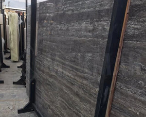 Persian Silver Travertine Slab - 4