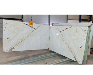 Bianco Venato Marble Slab - 2