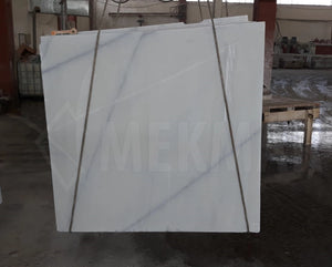 Mende White Marble Slab - 4