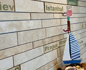 Mosaico de travertino TF-C-RV - 1