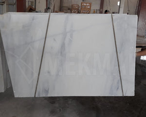 Mende White Marble Slab - 9