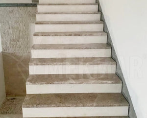 Vanilla Beige Marble Stairs - 3