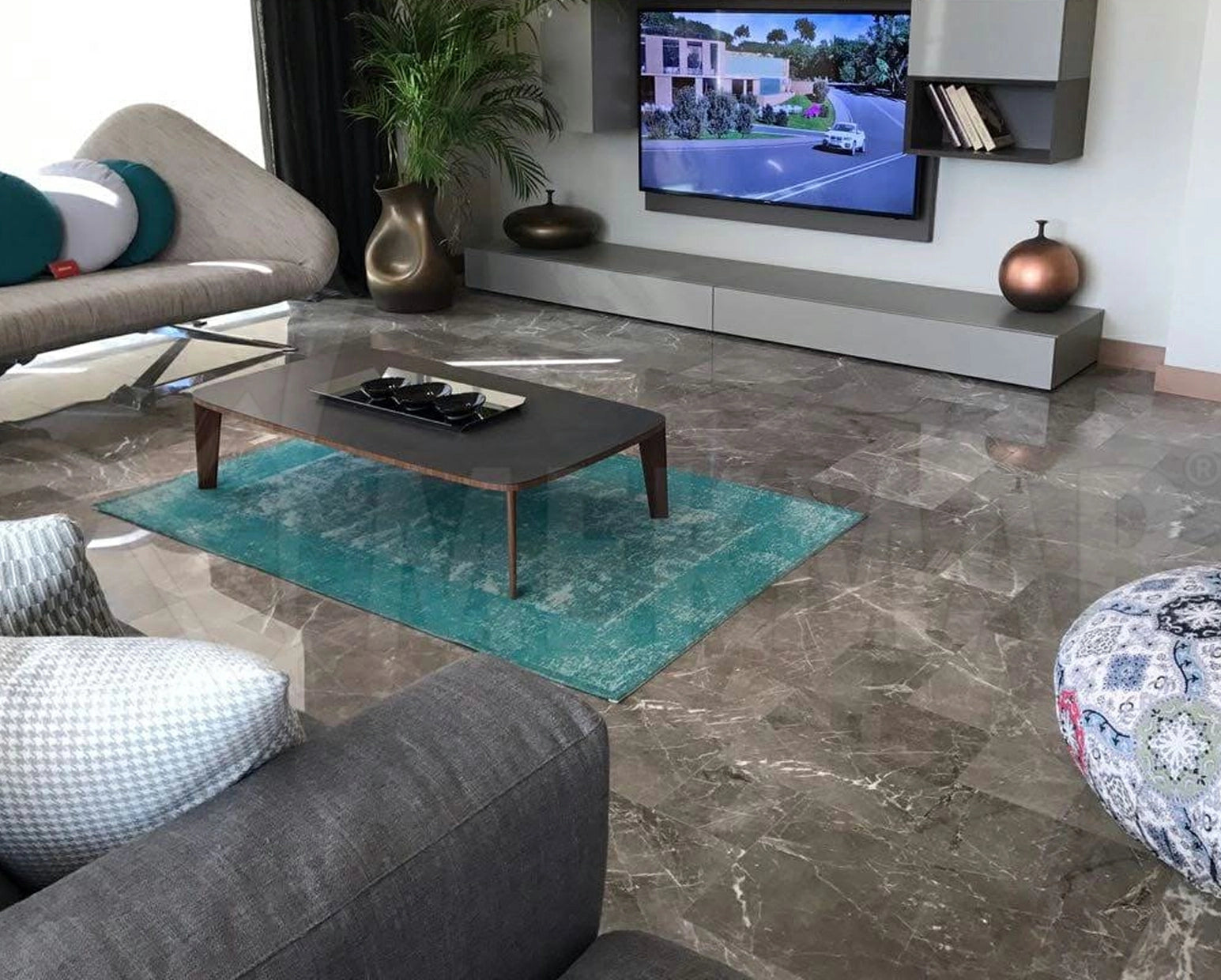 Storm Grey Marble - 8