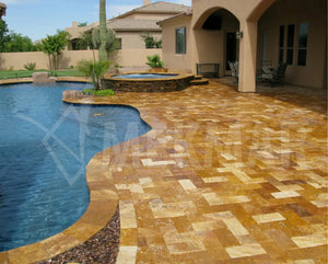 Gold Travertine Paver - 3