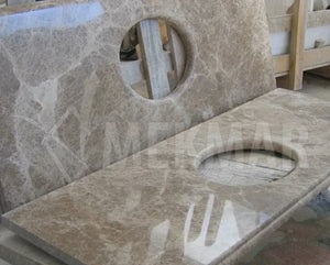 Emperador Marble Countertop - 5