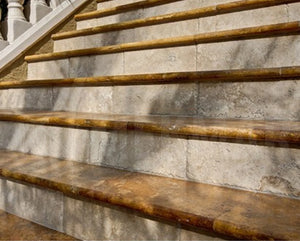 Gold Travertine Stairs - 5