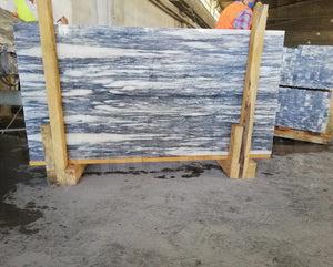 Oasis Grey Marble Slab - 7