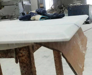 Bianco Ibiza Marble Square Table Top - 8