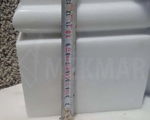 Bianco Ibiza Marble Fireplace - 4