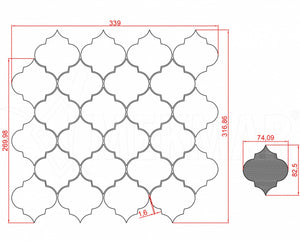 Limestone Mosaic LP-W-AR - 2
