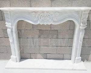 Chimenea de mármol Bianco Ibiza - 1