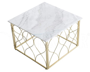 Bianco Ibiza Marble Square Table Top - 10