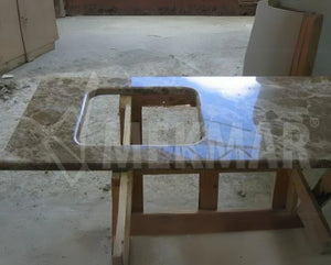 Emperador Marble Countertop - 6