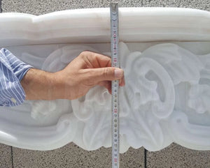 Bianco Ibiza Marble Fireplace - 5