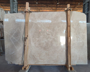 Cappuccino Light Marble Slab - 3