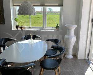 Bianco Ibiza Marble Vase - 3