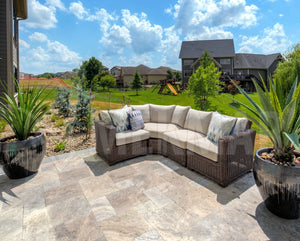 Silver Grey Antique Travertine - 8