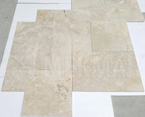 Ivory Rustic Pattern Set Travertine - 10