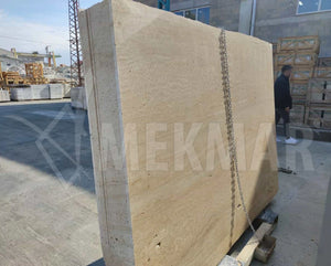 Classic Vein Cut Travertine Slab - 7