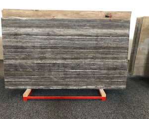 Persian Silver Travertine Slab - 10