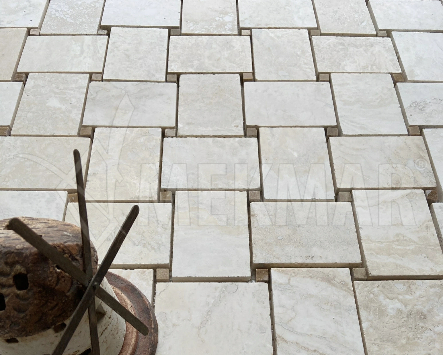 Travertine Mosaic TF-CB-BB - 2