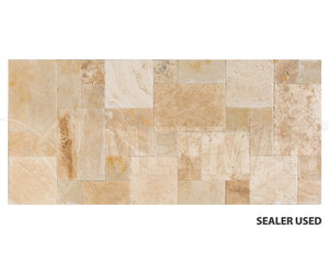 Ensemble de motifs rustiques Scott en travertin - 5