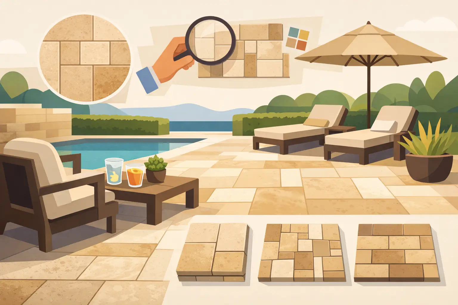 Travertine Pattern Set Patio Buying Guide